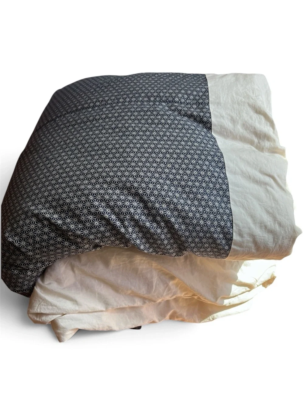 Earthsake 100% Wool Organic Cotton Cover with Navy Comforter Cover Twin 68x88